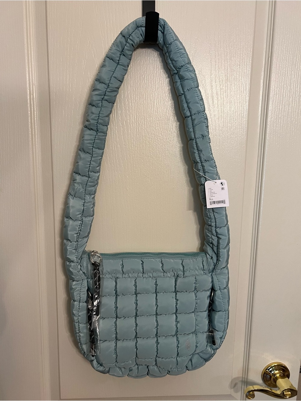 FP Movement Quilted Baby Carryall Sling Bag In Sterling Blue NWT - Picture 3 of 5